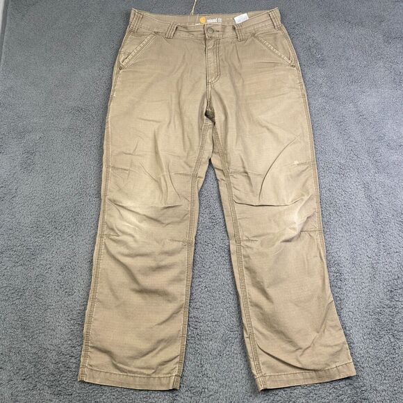 Carhartt Pants Mens 34x30 100274 Tacoma Ripstop Relaxed Fit Utility Workwear - Picture 1 of 14